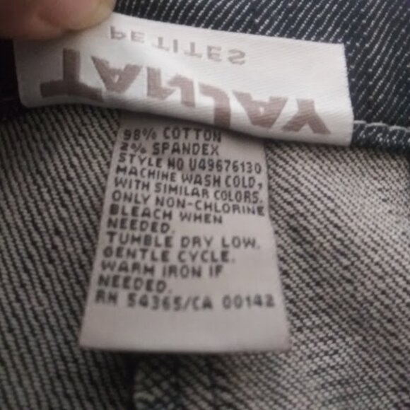 Tan Jay women's size 12P black chino pants - Picture 13 of 14